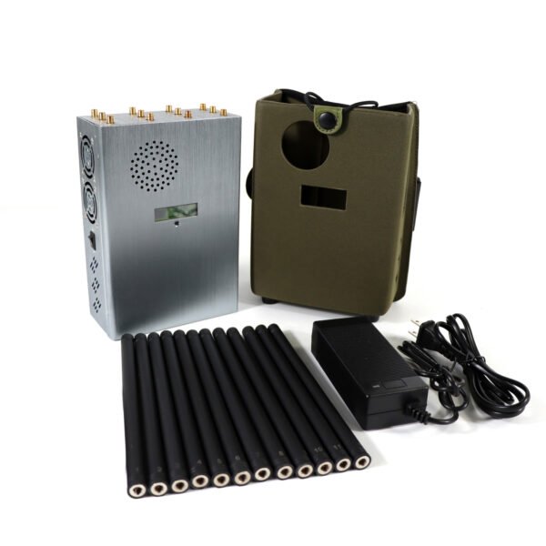 cell phone jammer 5g portable with 12 antennas 37w 5