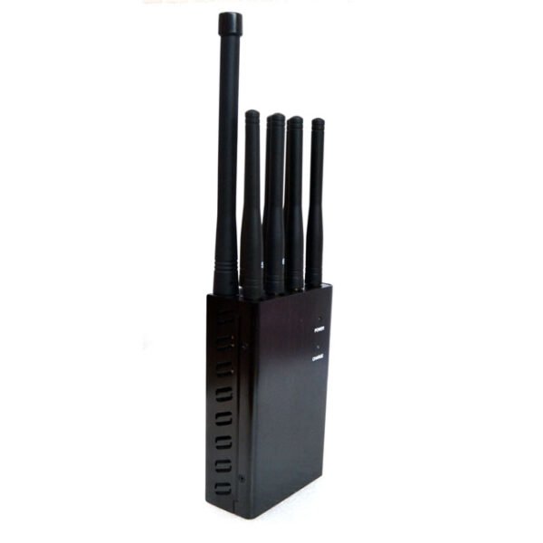 portable gsm 4g jammer with 8 antennas blocks gps wifi 2 signals